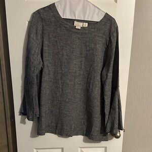 Cynthia Rowley Charcoal Blouse